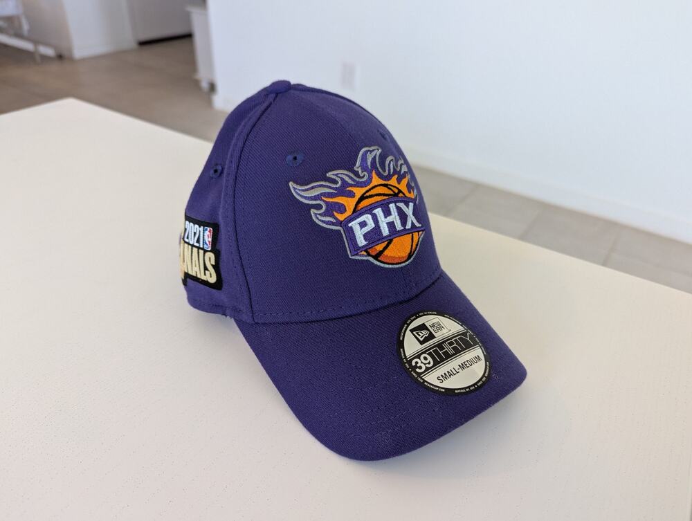 Phoenix Suns 2021 NBA Finals Cap/Hat New Era 39THIRY Flex Fit Size Small/Medium